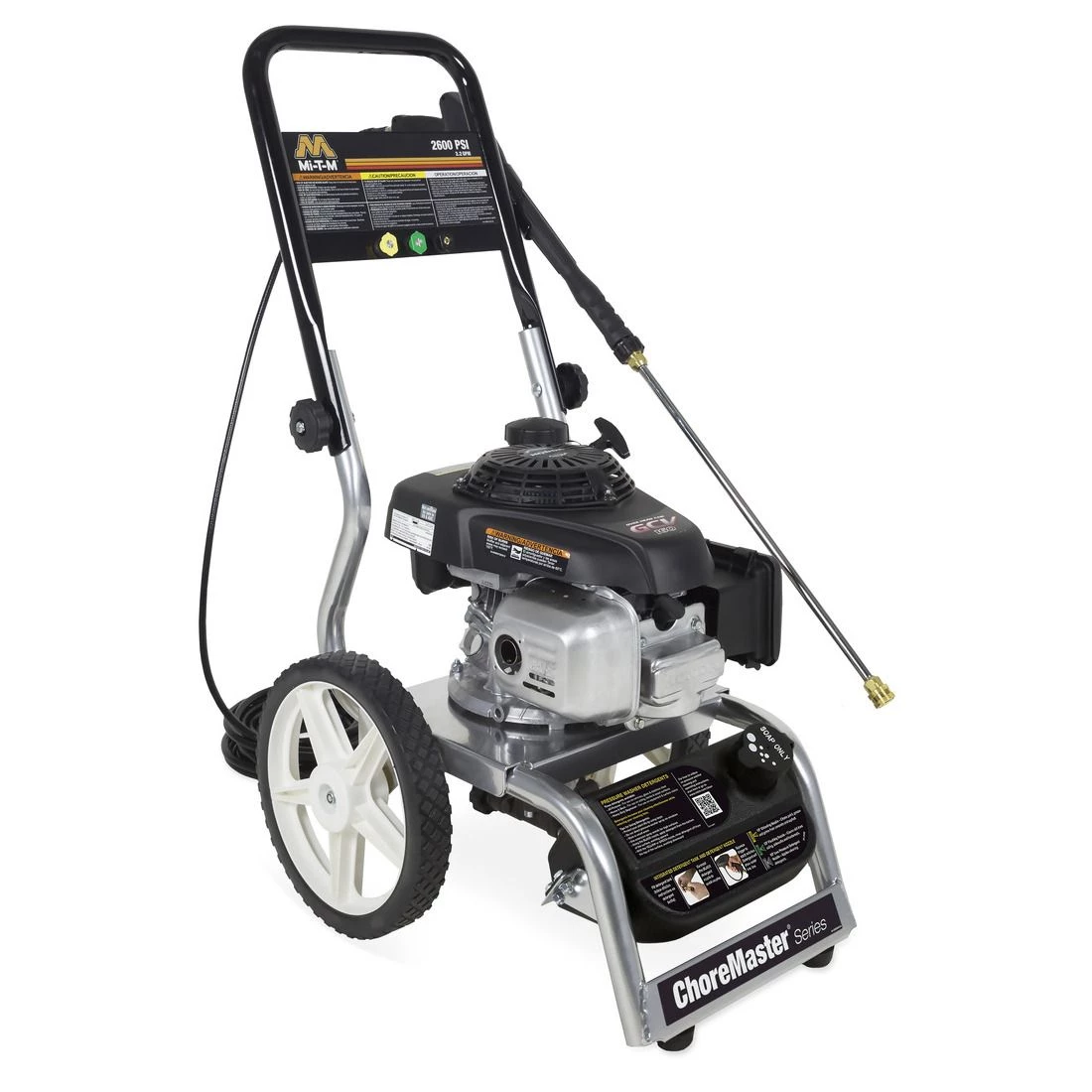 Mi-T-M Corporation Gas Pressure Washer 160CC 2600 Psi @ 2.2 GPM, CV-2600-4MHC 1 Mi-T-M Corporation Gas Pressure Washer 160CC 2600 Psi @ 2.2 GPM, CV-2600-4MHC