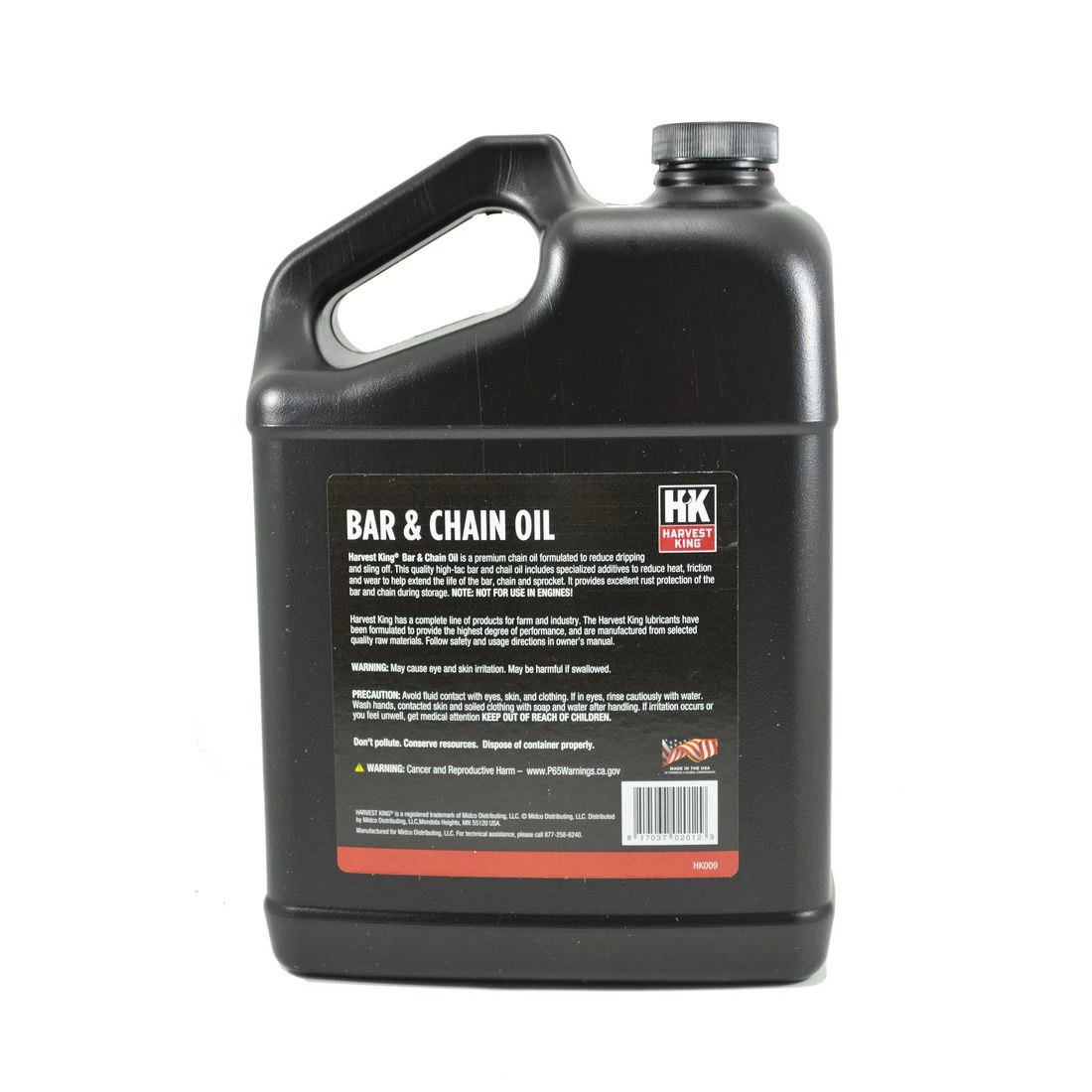 Harvest King Bar & Chain Oil, HK009, 1 Gallon 2 Harvest King Bar & Chain Oil, HK009, 1 Gallon - Image 2