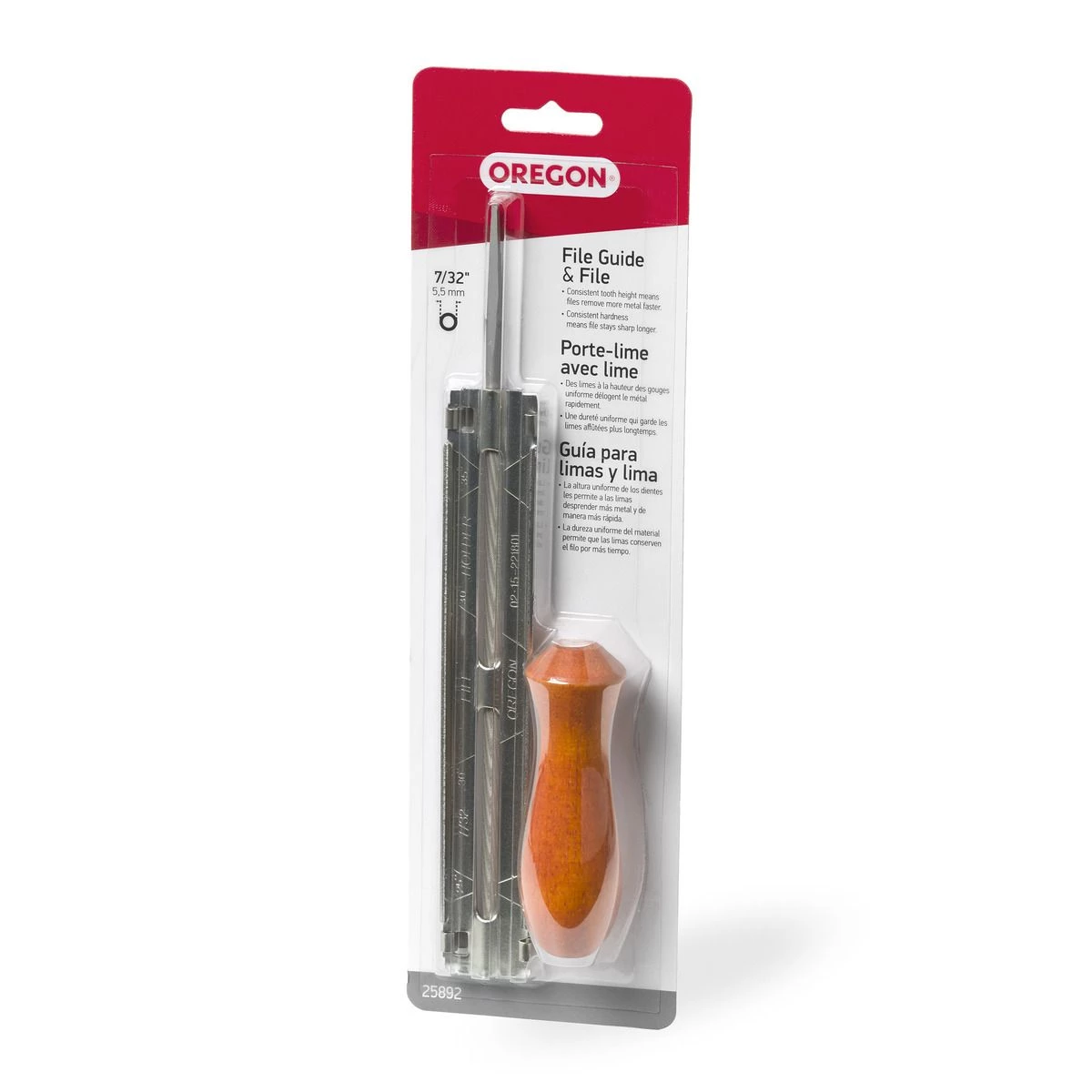 Oregon File Guide with Saw Chain File, 7/32 IN Round, 25892 1 Oregon File Guide with Saw Chain File, 7/32 IN Round, 25892