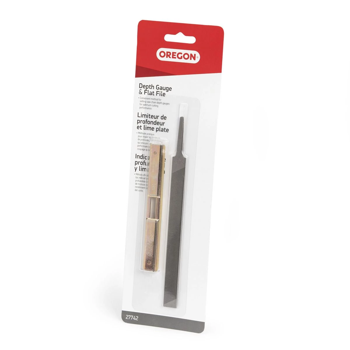 Oregon Depth Gauge and Flat File for Saw Chain, 27742 1 Oregon Depth Gauge and Flat File for Saw Chain, 27742