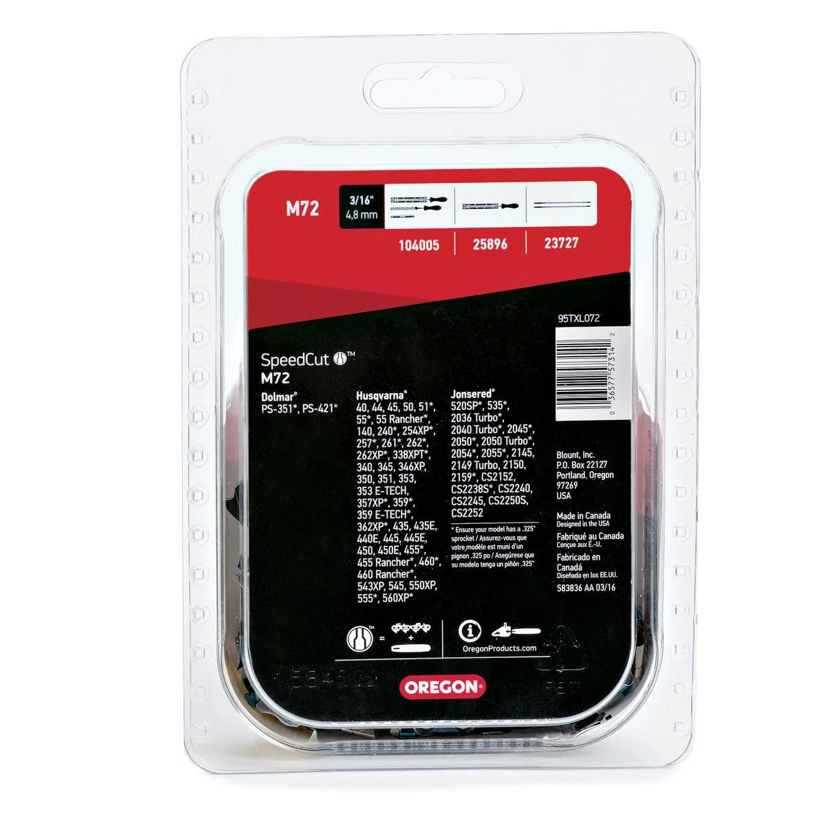 Oregon SpeedCut Saw Chain, 18 IN, M72 3 Oregon SpeedCut Saw Chain, 18 IN, M72 - Image 3