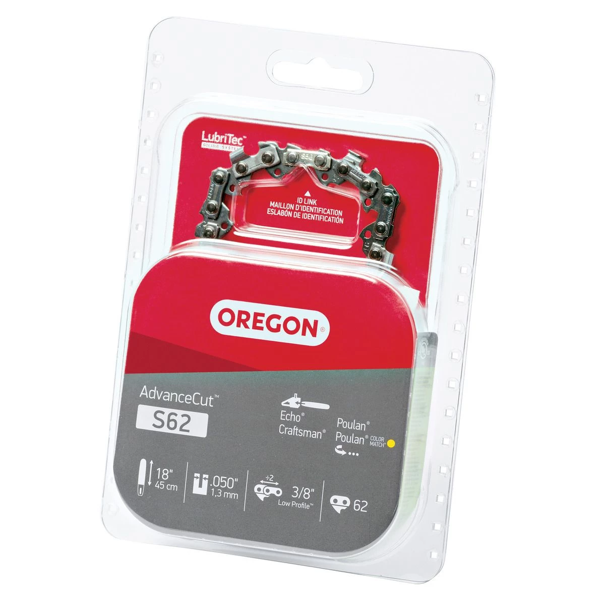 Oregon AdvanceCut Saw Chain, 18 IN, S62 1 Oregon AdvanceCut Saw Chain, 18 IN, S62