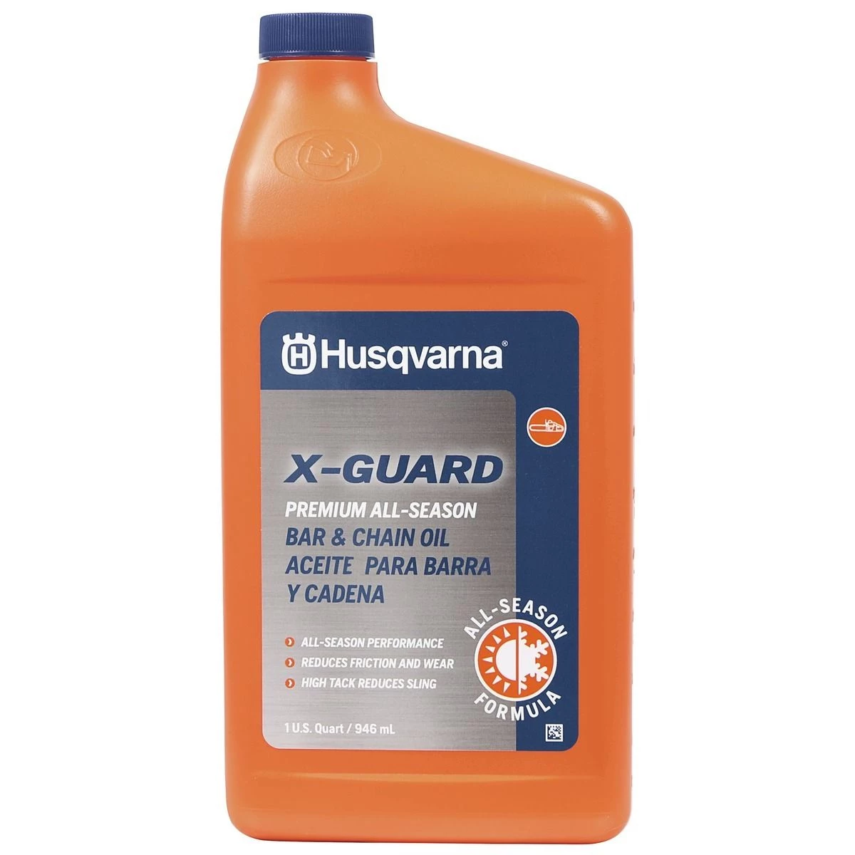Husqvarna X-Guard Bar and Chain Oil, 593272001, 1 Quart 1 Husqvarna X-Guard Bar and Chain Oil, 593272001, 1 Quart