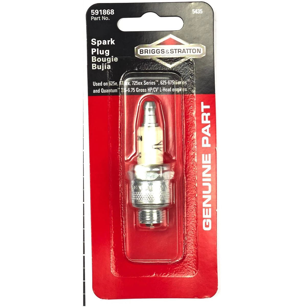 Briggs And Stratton Spark Plug (DIY Packaged Version of 796112S), 5435K 1 Briggs And Stratton Spark Plug (DIY Packaged Version of 796112S), 5435K