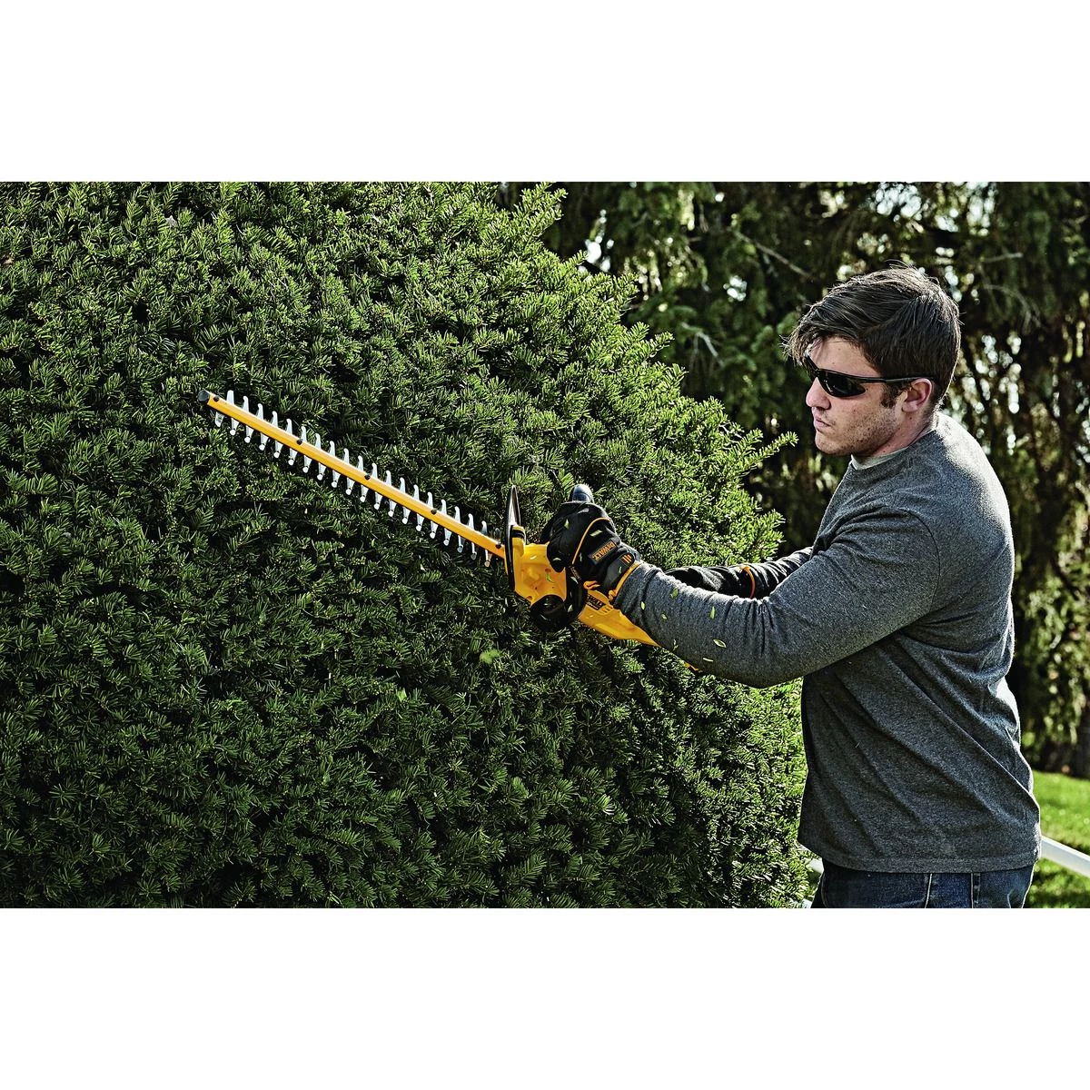 DEWALT Lithium-Ion Hedge Trimmer Bare, 20V MAX, DCHT820B 2 DEWALT Lithium-Ion Hedge Trimmer Bare, 20V MAX, DCHT820B - Image 2