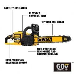 DEWALT Brushless Chainsaw, 60V MAX, DCCS670X1 -Power Equipment store online sftp a s assets20210610000000105