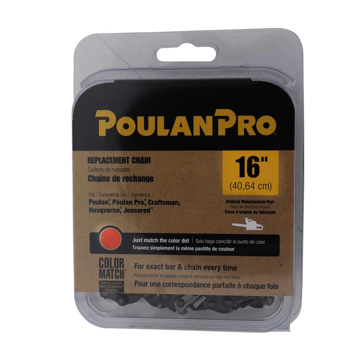 Poulan Pro Chainsaw Chain 56 Drive Links 3/8 Pitch .050 Guage, 581562201, 16 IN 2 Poulan Pro Chainsaw Chain 56 Drive Links 3/8 Pitch .050 Guage, 581562201, 16 IN - Image 2