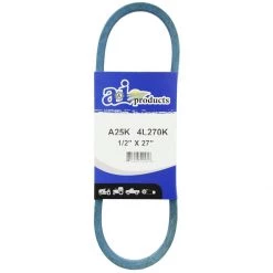 A&i Products Aramid Blue V-Belt, A25K, 1/2 IN x 27 IN