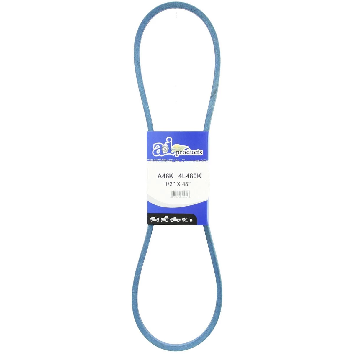 A&i Products Aramid Blue V-Belt, A46K, 1/2 IN x 48 IN 1 A&i Products Aramid Blue V-Belt, A46K, 1/2 IN x 48 IN