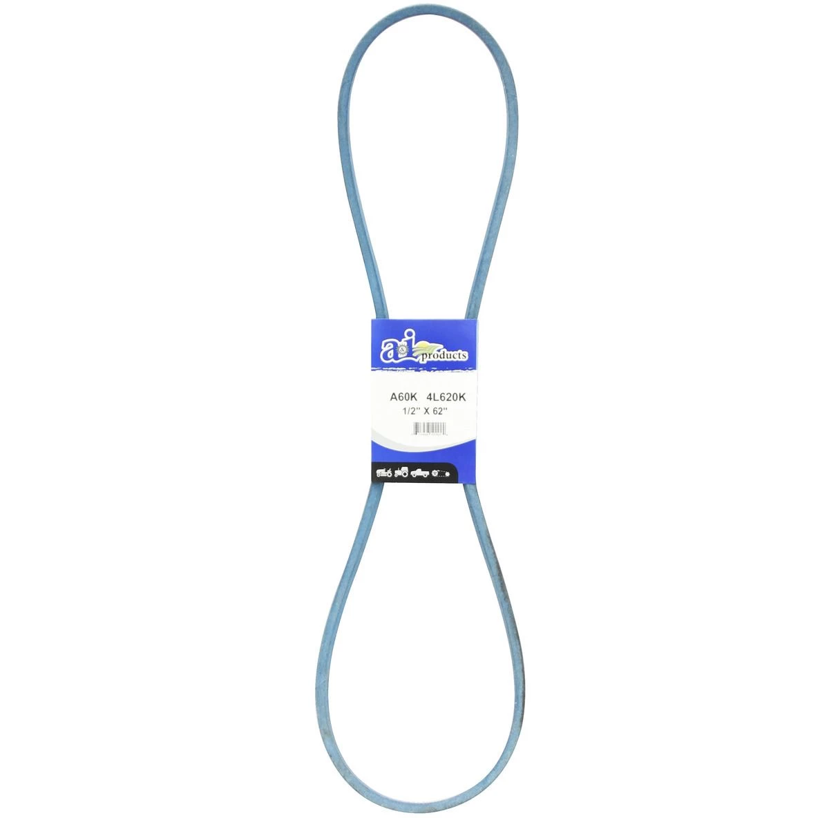 A&i Products Aramid Blue V-Belt, A60K, 1/2 IN x 62 IN 1 A&i Products Aramid Blue V-Belt, A60K, 1/2 IN x 62 IN