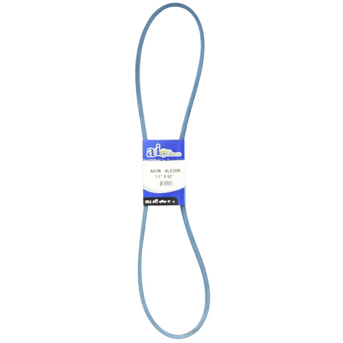 A&i Products Aramid Blue V-Belt, A61K, 1/2 IN x 63 IN 1 A&i Products Aramid Blue V-Belt, A61K, 1/2 IN x 63 IN