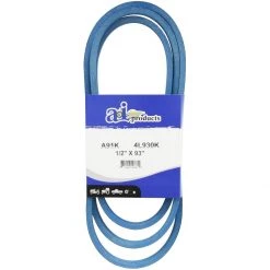 A&i Products Aramid Blue V-Belt, A91K, 1/2 IN x 93 IN