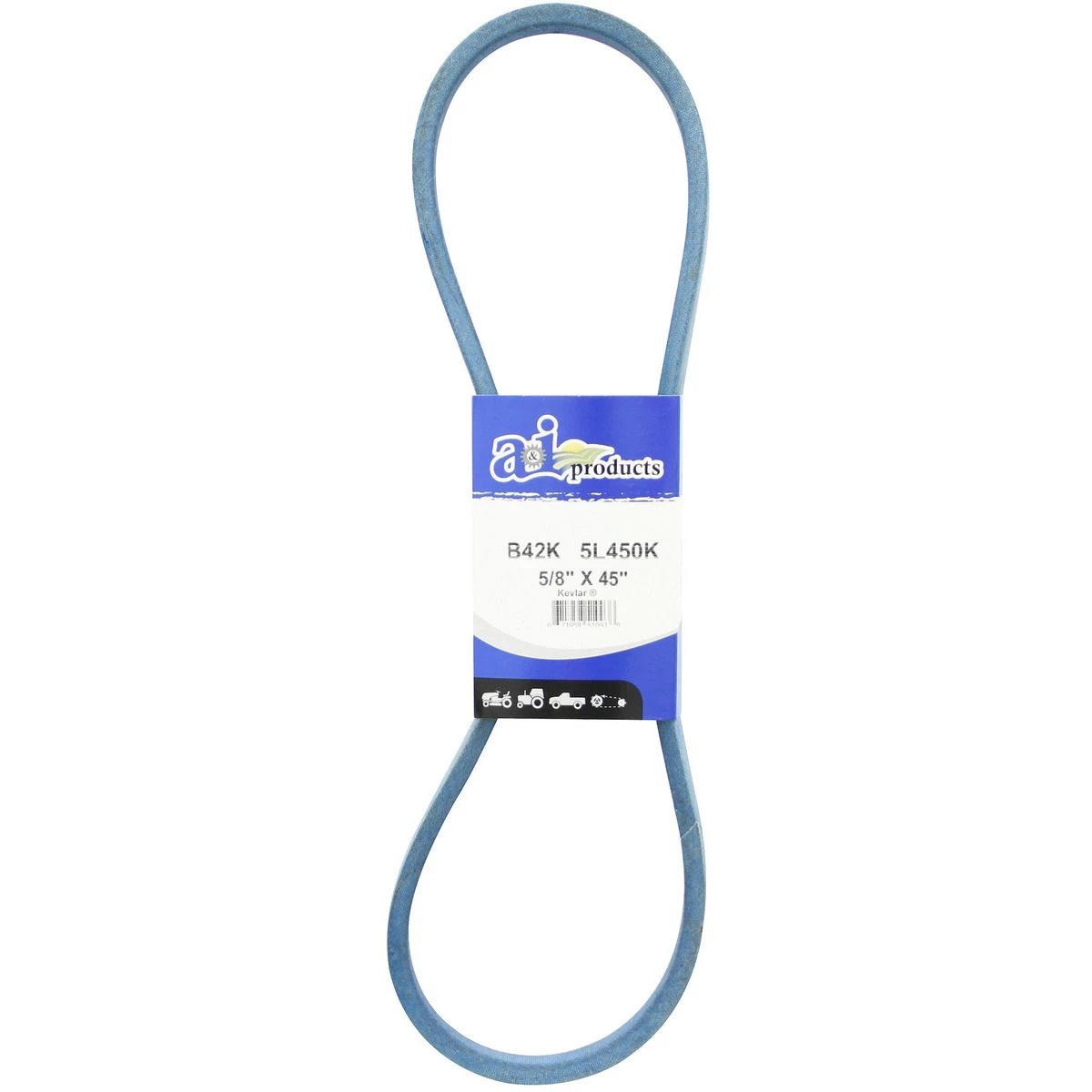A&i Products Aramid Blue V-Belt, B42K, 5/8 IN x 45 IN 1 A&i Products Aramid Blue V-Belt, B42K, 5/8 IN x 45 IN