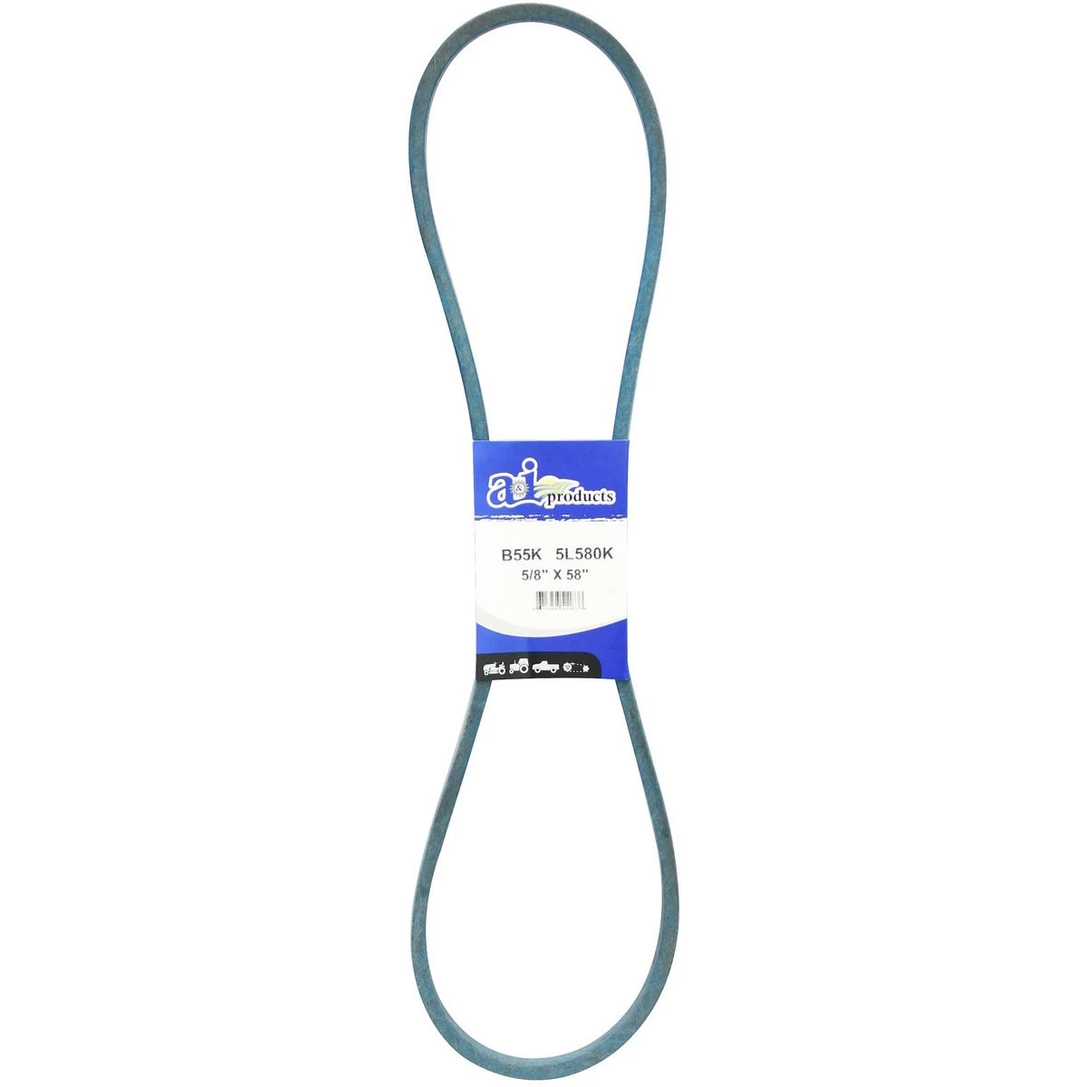 A&i Products Aramid Blue V-Belt, B55K, 5/8 IN x 58 IN 1 A&i Products Aramid Blue V-Belt, B55K, 5/8 IN x 58 IN