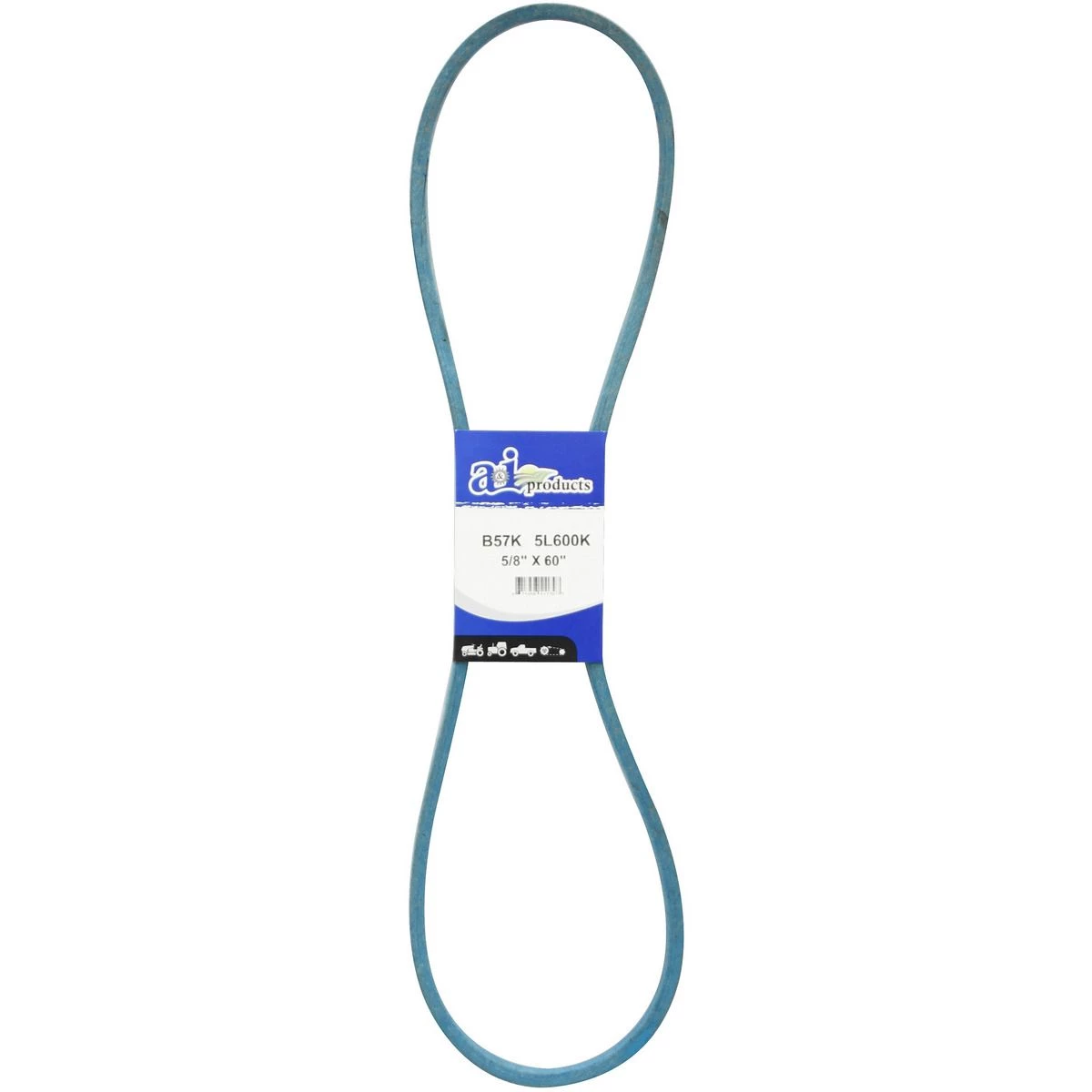 A&i Products Aramid Blue V-Belt, B57K, 5/8 IN x 60 IN 1 A&i Products Aramid Blue V-Belt, B57K, 5/8 IN x 60 IN