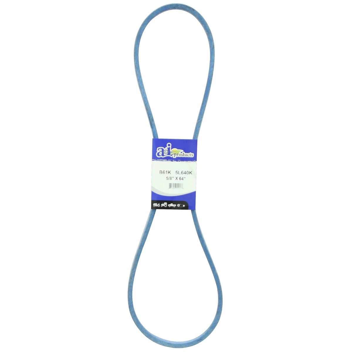 A&i Products Aramid Blue V-Belt, B61K, 5/8 IN x 64 IN 1 A&i Products Aramid Blue V-Belt, B61K, 5/8 IN x 64 IN