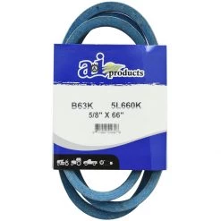 A&i Products Aramid Blue V-Belt, B63K, 5/8 IN x 66 IN