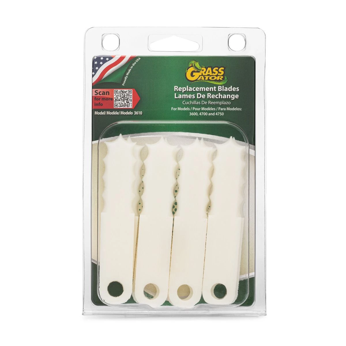 Grass Gator Light Duty Replacement Blades, 3610 1 Grass Gator Light Duty Replacement Blades, 3610