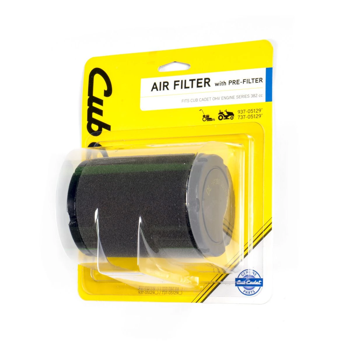 Cub Cadet Air Filter with Pre-Filter, 490-200-C070 1 Cub Cadet Air Filter with Pre-Filter, 490-200-C070