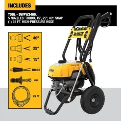 DEWALT 2400 PSI Electric Cold-Water Pressure Washer, 13 AMP, DWPW2400 -Power Equipment store online sftp a s assets20220714000000449